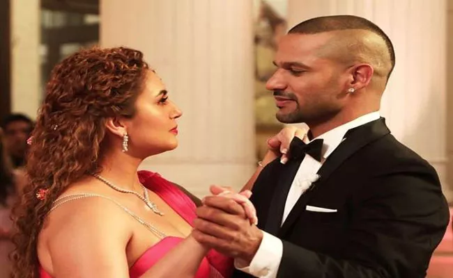 Double XL: Shikhar Dhawan Dances With Huma Qureshi In His Debut Film - Sakshi