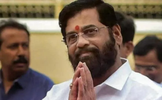 EC Allots Two Swords And Shield Symbol Eknath Shinde Shiv Sena - Sakshi