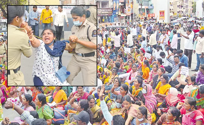 VRAs 79 Days Of Strike In Telangana - Sakshi