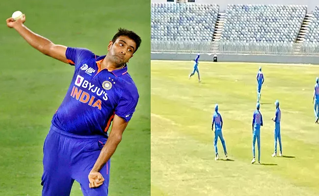 Ashwin Grab 3 Wickets Western Australia 162-8 Vs IND Practice Match - Sakshi