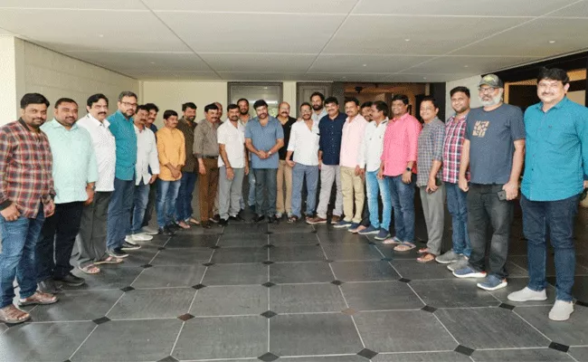 TFJA Meet and Congratulate Chiranjeevi - Sakshi