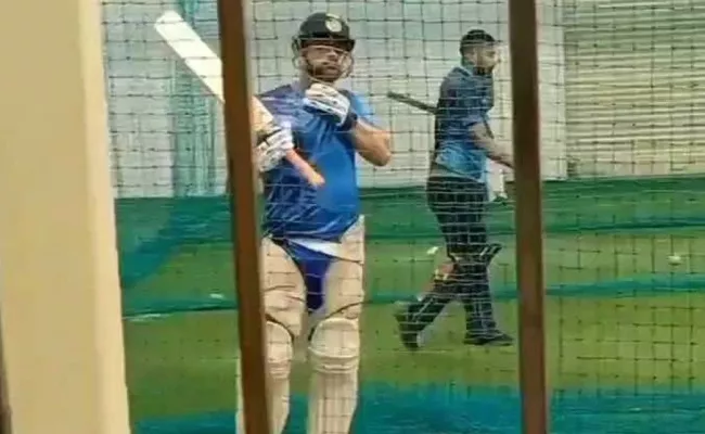 IPL 2023: MS Dhoni trains hard in the nets Of JSCA academy - Sakshi