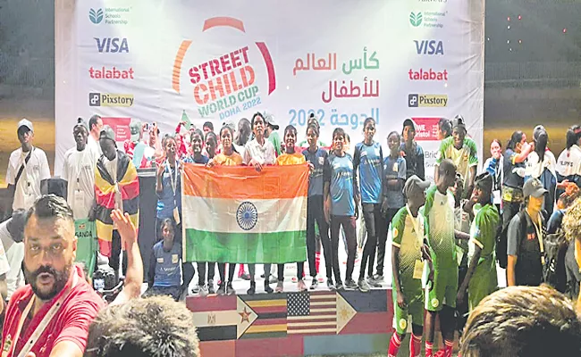 Street Child World Cup 2022: 9 Chennai Girls Represent India At The Street Child World Cup in Doha - Sakshi