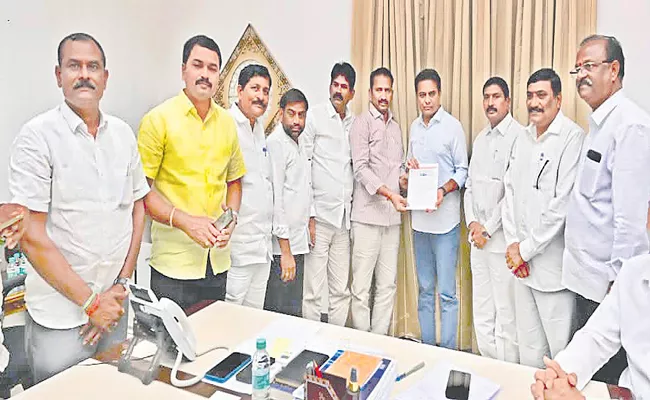 PRTUTS Appeal To Minister KTR Over Transfers And Promotions - Sakshi