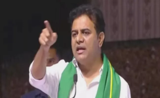 KTR Slams BJP, PM Modi Over Farmers Issue At manneguda - Sakshi