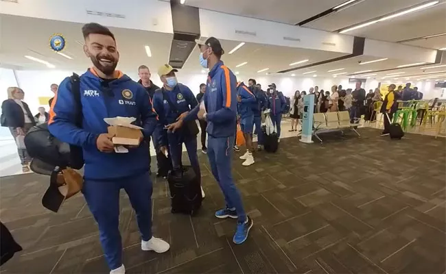 Team India Lands In Brisbane For T20 World Cup Warm Up Matches - Sakshi