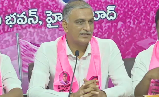 Munugodu By Poll Telangana Minister Harish Rao Criticized BJP - Sakshi