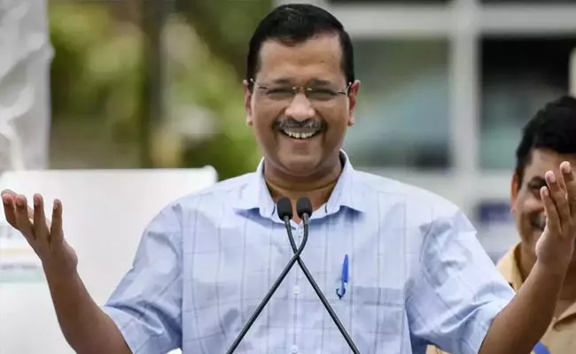 Kejriwal Takes Dig At BJP Led Centre Over Double Engine Remarks - Sakshi