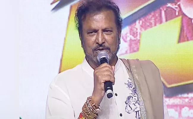 Manchu Mohan Babu About Son Manchu Vishnu At Ginna Movie Event - Sakshi