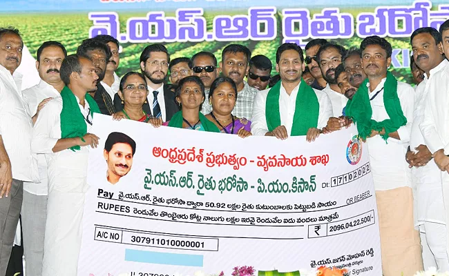 YSR Rythu Bharosa 2022: CM YS Jagan Allagadda Visit Live Updates - Sakshi