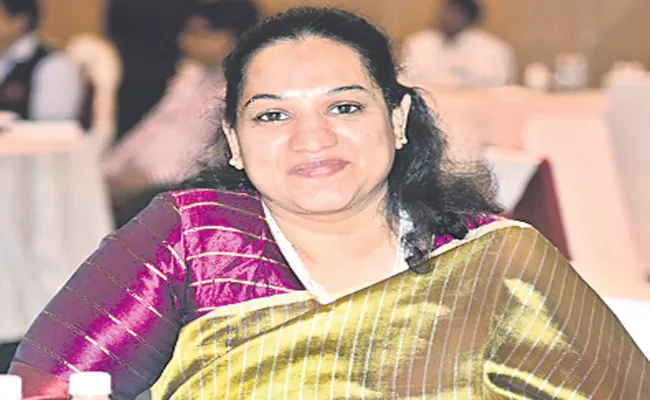 Industries Department Director Srujana on Exports - Sakshi