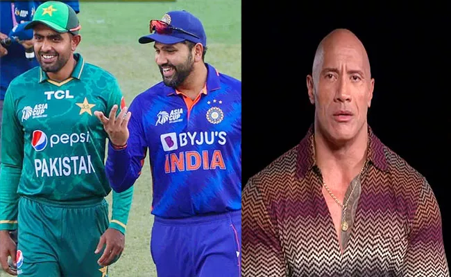 T20 WC: Hollywood Star Dwayne Johnson Excitement Ahead IND Vs PAK Clash - Sakshi