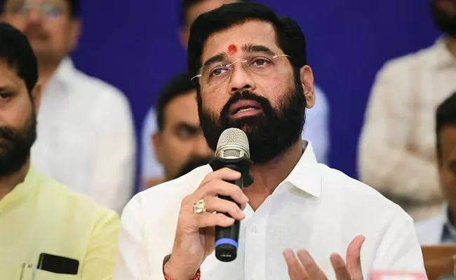 Threat To Maharashtra CM Eknath Shinde - Sakshi