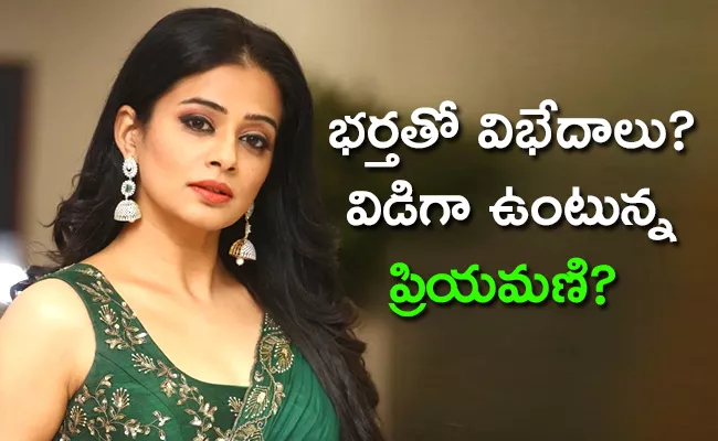 Actress Priyamani Gave Clarity On Her Divorce With Mustafa Raj - Sakshi