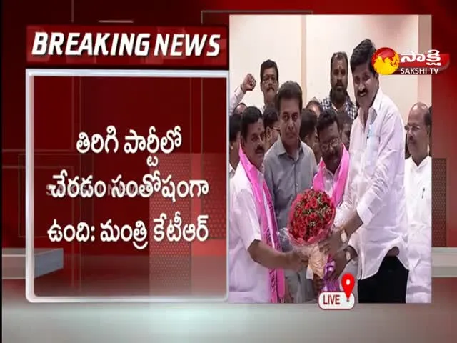 Swamy Goud And Dasoju Sravan Joined Trs Party