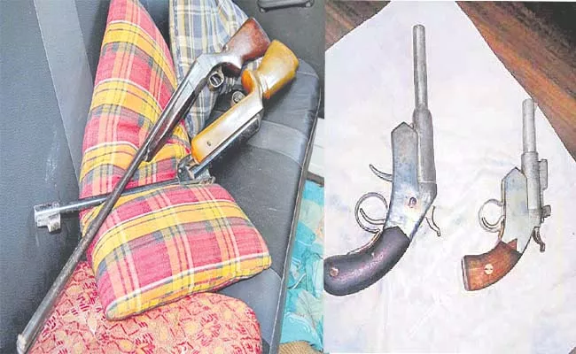 Guns And Bullets Often Mix In  City Mosly Hospitals And Metro Stations - Sakshi