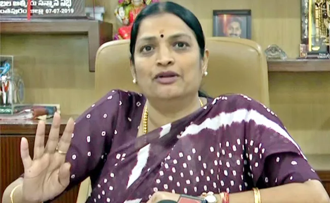 Minister Usha Sri Charan Fires On Pawan Kalyan - Sakshi