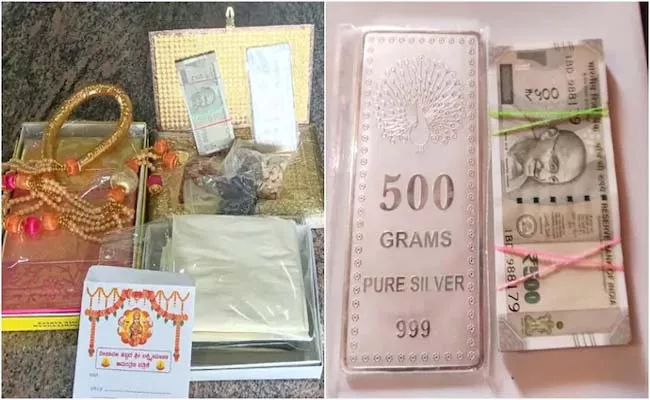 Karnataka Minister Gave Expensive Diwali Gifts To Civic Body Members - Sakshi