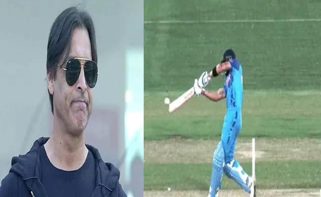 WC 2022 India Vs Pak Fans Troll Shoaib Akhtar Food For Thought Tweet - Sakshi