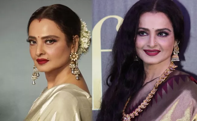 Beauty Tips: Rekha Reveals Her Best Hair Care Tips - Sakshi