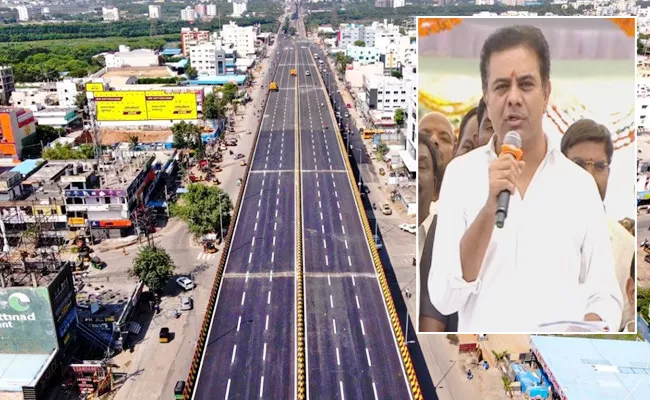 Hyderabad: Minister KTR Inaugurates Nagole Flyover - Sakshi