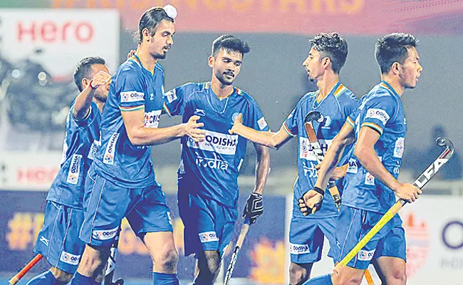 Sultan of Johor Hockey: India play out thrilling 5-5 draw against Australia - Sakshi