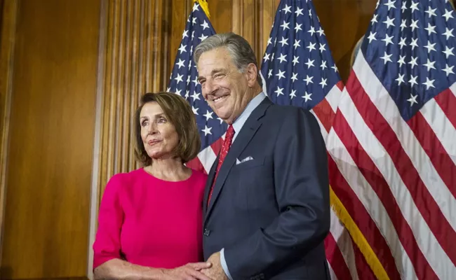 House speaker Nancy Pelosi Husband Paul Pelosi Brutally Attacked - Sakshi