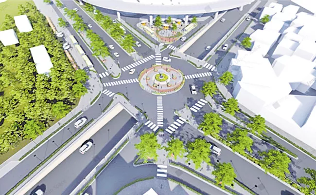 Minister KTR GHMC Aramghar Junction all around Beautifier Hyderabad - Sakshi