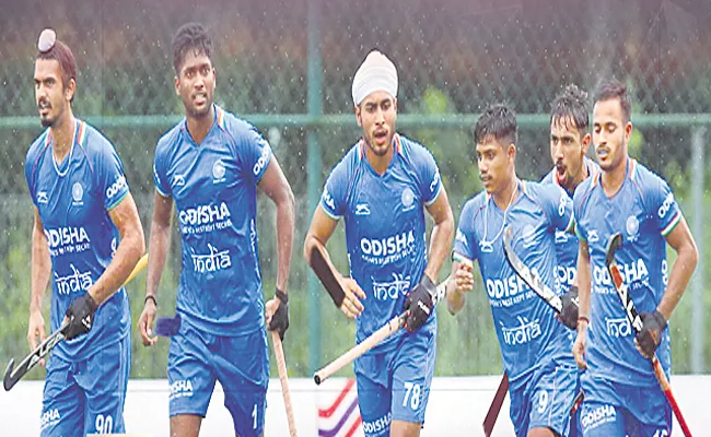 Sultan of Johor Cup: India play out 5-5 draw against Britain in Sultan of Johor Cup - Sakshi