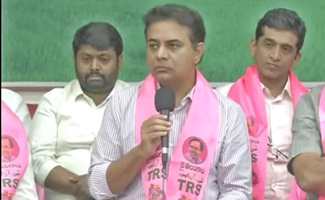 Trs Ktr Chargesheet Against Bjp Modi Munugode Politics Telangana - Sakshi