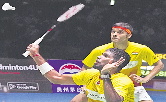 Chirag Shetty, Satwiksairaj Rankireddy in semi finals - Sakshi