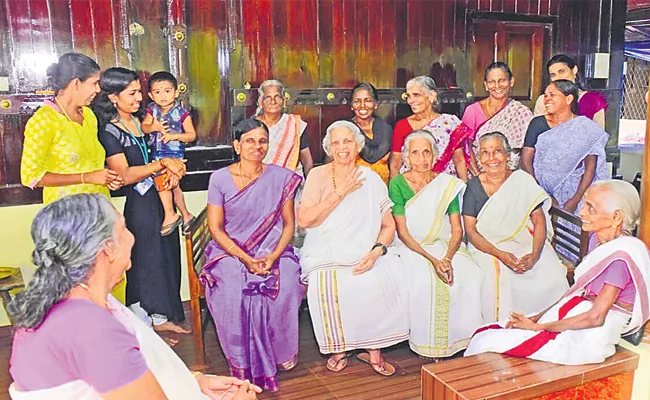 Kerala Thankamma Ancestral Home Day Care Center For Old People - Sakshi