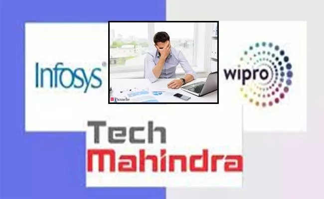 Tech Mahindra Wipro Infosys Cancel New Hirings And Offer Letter Of Freshers - Sakshi