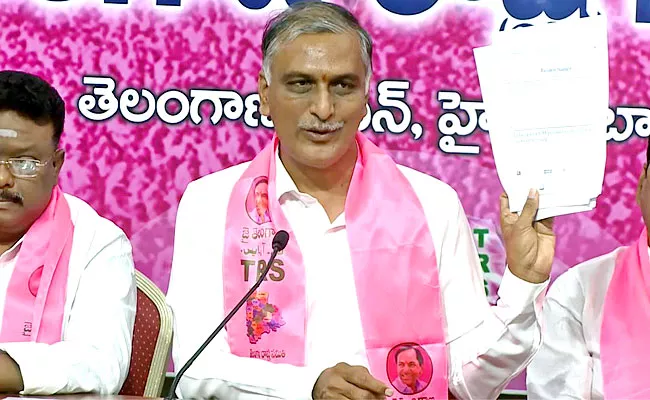 Minister Harish Rao Comments On Kishan Reddy And Bandi Sanjay - Sakshi