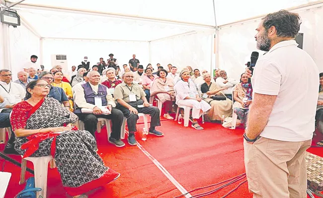 Rahul Gandhi Meets Civil Rights Leaders And Social Members - Sakshi