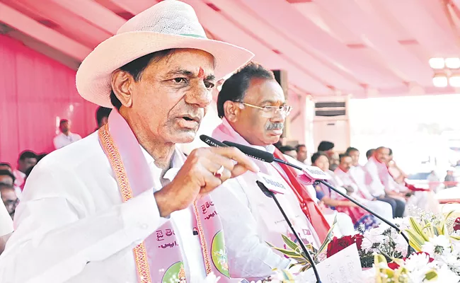 CM KCR Comments On BJP At Chandur public meeting - Sakshi