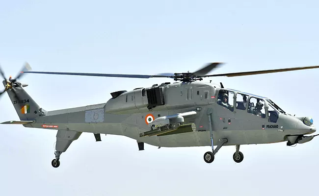 First Indigenously Developed Light Combat Helicopters Inducted Into Indian Air Force At Jodhpur - Sakshi