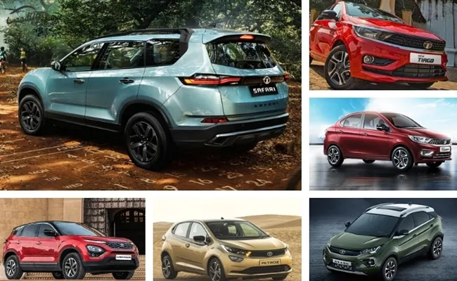 Tata Motors offering discounts up to rs 40000 on Tiago, Tigor, Nexon, Harrier, and Safari models - Sakshi