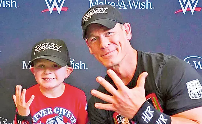 John Cena Make A Wish Foundation Guinness Record 650 Wishes Granted - Sakshi