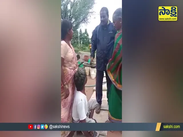 Sarpanch Attacked to Physically Challenged Person  In Mahabubnagar