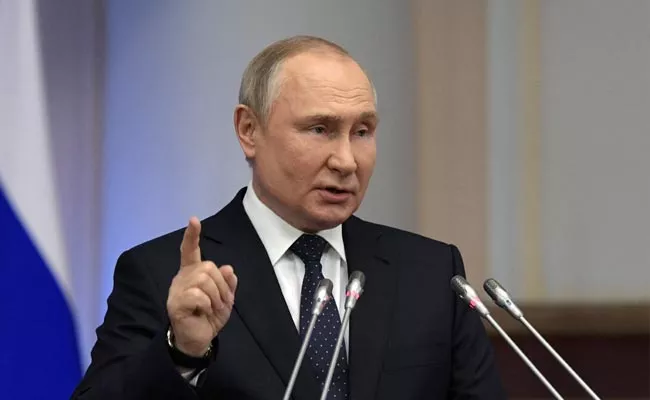 Vladimir Putin Says Russia Will Use Nuclear Weapons In Ukraine - Sakshi