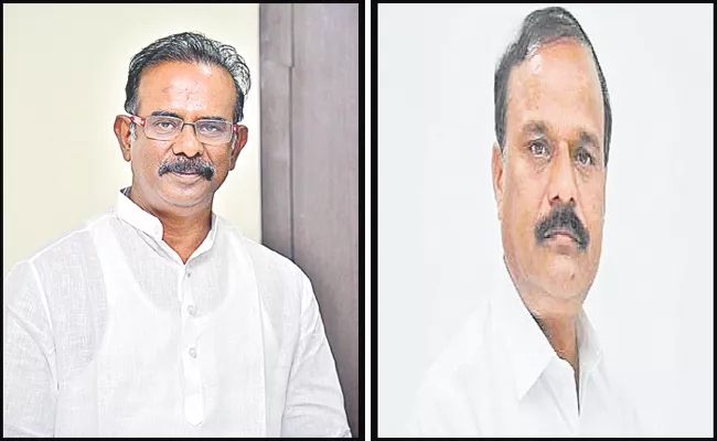 EX MP Boora Narsaiah Goud And EX MLC Karne Prabhakar About Munugode By Poll Elections - Sakshi