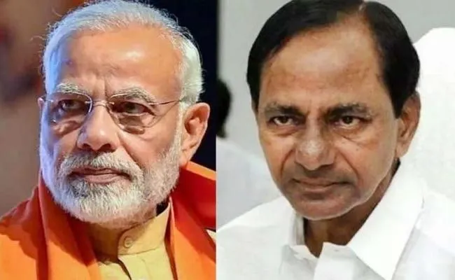 PM Narendra Modi Telangana Tour KCR TRS BJP Political War - Sakshi