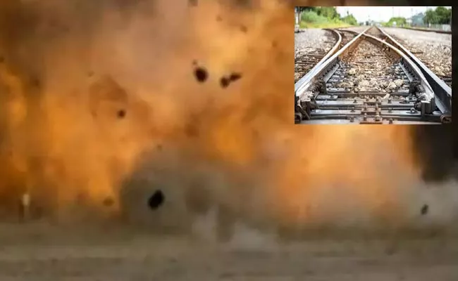 Explosion On Railway Track Inaugurated By PM Modi On October 31 - Sakshi