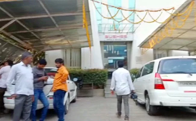 GST Officers Raids On Sushee Infra Company In Hyderabad - Sakshi