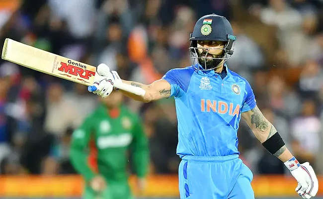 Virat Kohli First-Player Ends Two T20 World Cups As-Leading Run-scorer - Sakshi