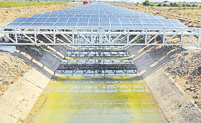 Telangana Power Generation Plants On Dams Canals - Sakshi