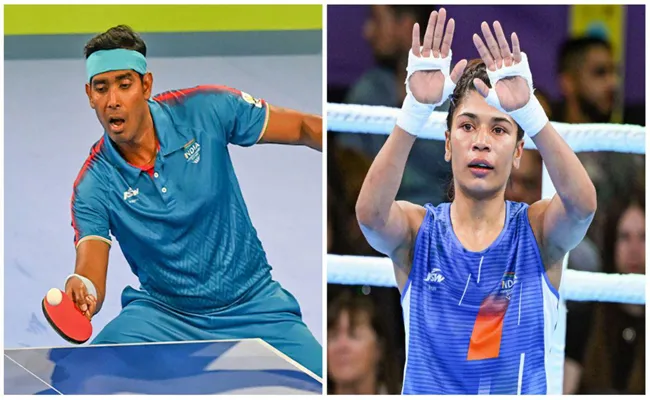 Khel Ratna For Sharath Kamal, Arjuna For Akula Srija, Nikhat Zareen - Sakshi