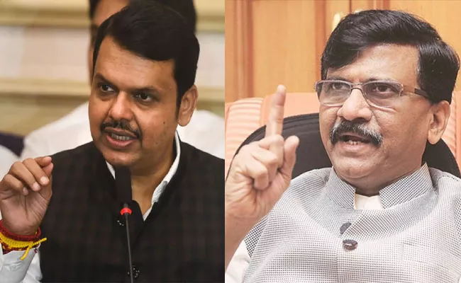 Devendra Fadnavis Revenge Comment Shiv Sena Sanjay Raut Counter - Sakshi