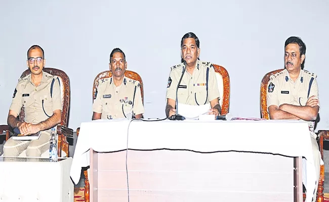 DGP Rajendranath Reddy On Cannabis and red sandalwood smuggling - Sakshi